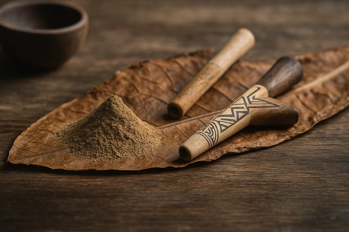 Rapé prepared in the traditional way